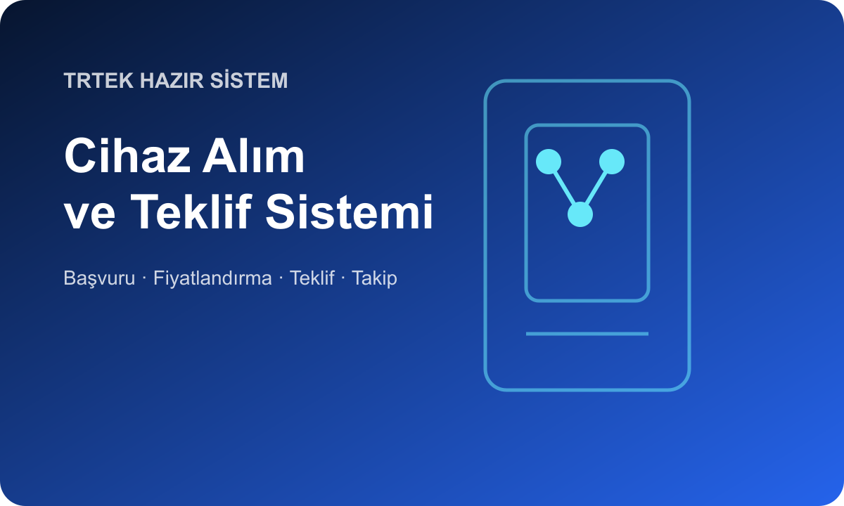 Elektronik Cihaz Alım ve Teklif Sistemi